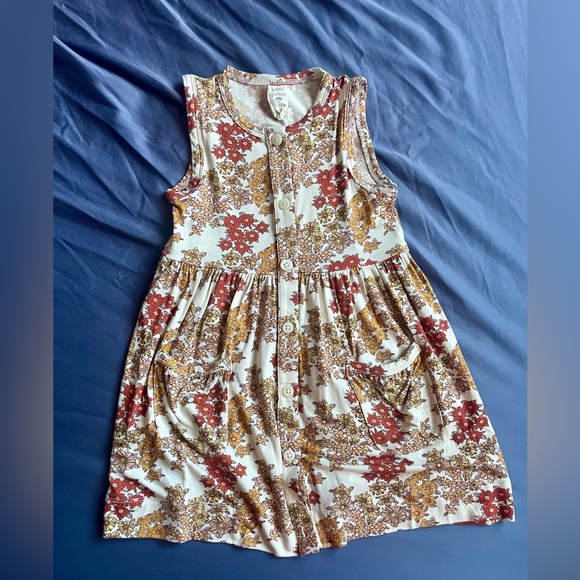 kate quinn Other - Kate Quinn 18-24 M Sleeveless Button Front Pocket Dress Print: Wildflowers